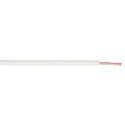 RS PRO White 0.75 mm² Hook Up Wire 18 AWG 100 m Polyvinyl Chloride Jacket 450/750V Flame Retardant 201-0577