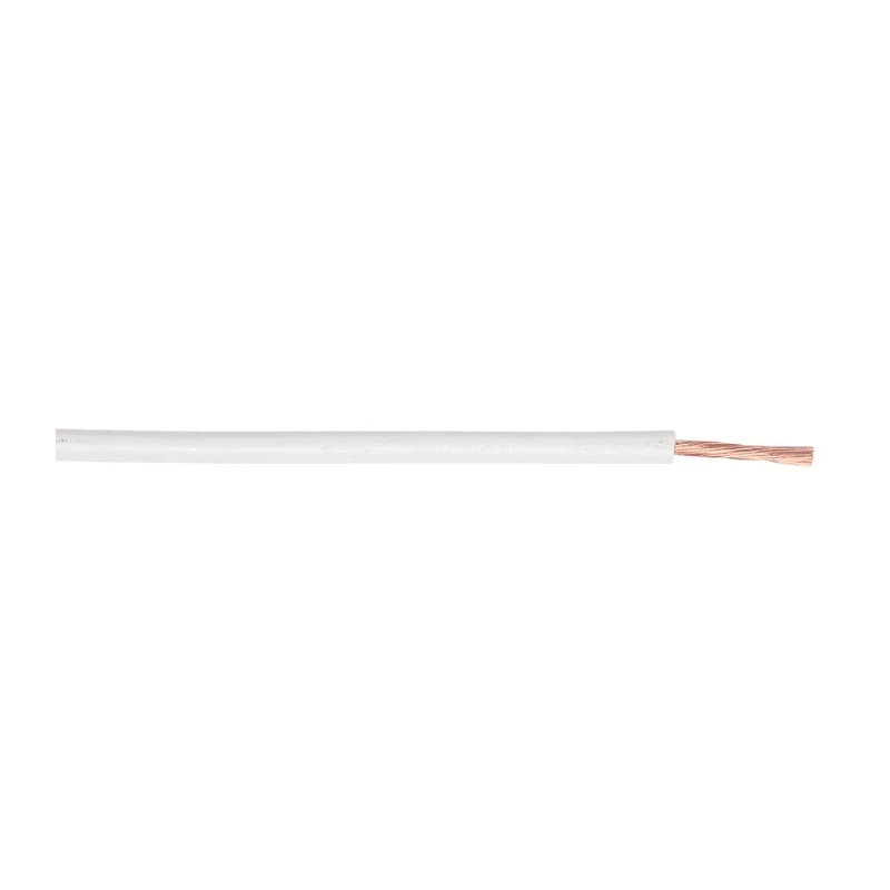 RS PRO White 0.75 mm² Hook Up Wire 18 AWG 100 m Polyvinyl Chloride Jacket 450/750V Flame Retardant 201-0577