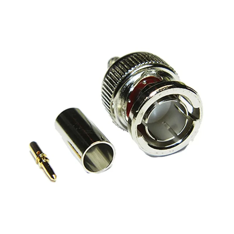 Interface Connectors BNC Series Coaxial Connector Cable Male BNC 75 Ω Straight Body Crimp 123-830-TNG RA7000