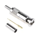 COAX Connectors BNC Series Micro BNC Coaxial Connector Cable Male Micro BNC Connector 75 Ω Straight Body Crimp 67-005-B66-AB