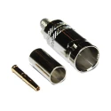 COAX Connectors BNC Series Coaxial Connector Cable Female BNC 75 Ω Straight Body Crimp 10-054-B36-FA