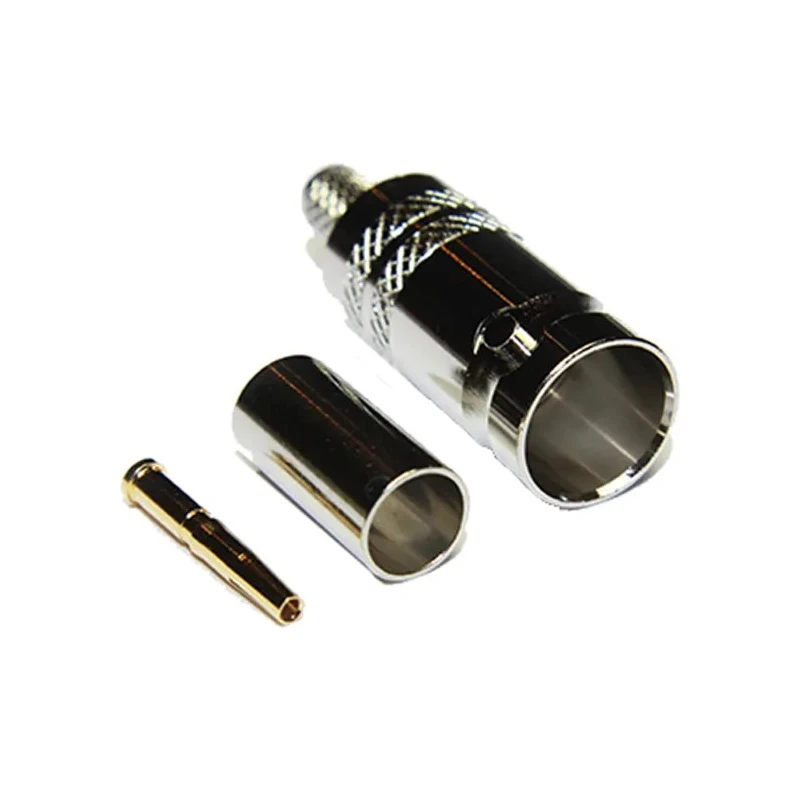 COAX Connectors BNC Series Coaxial Connector Cable Female BNC 75 Ω Straight Body Crimp 10-054-B36-FA