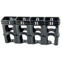 Storacell Battery Storage Box for 4 Batteries 9 V Compact Lightweight Durable SL9VTB