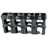 Storacell Battery Storage Box for 4 Batteries 9 V Compact Lightweight Durable SL9VTB