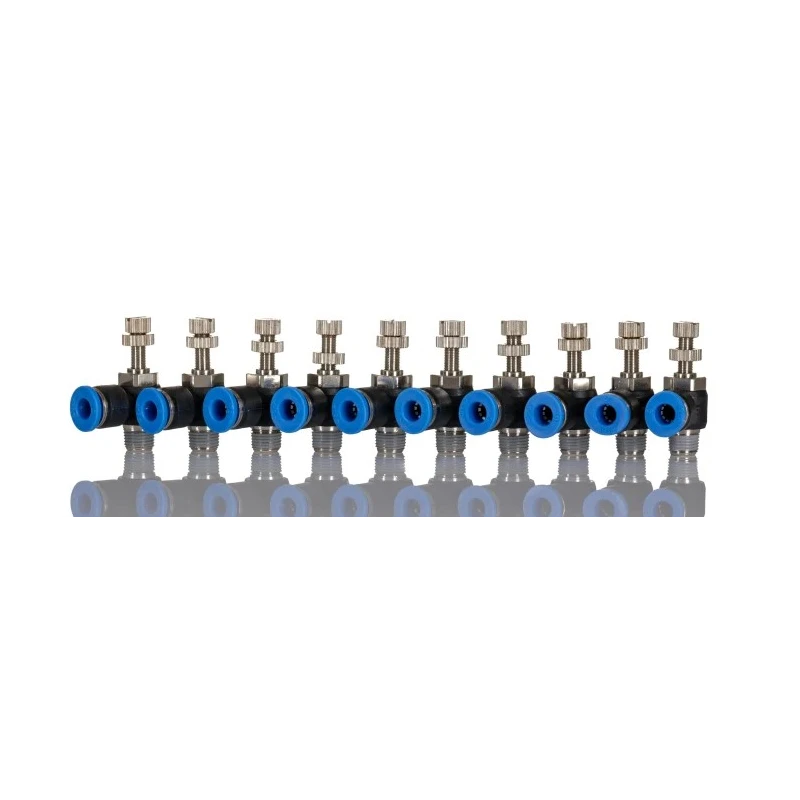 RS PRO Meter Out Control Speed Controller Tube 916-0952, Threaded Inlet 1/8 in, Tube Outlet 6 mm, Polyoxymethylene Body