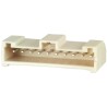 Hirose DF1E Series Right Angle Through Hole PCB Header Connector 10 Contacts 2.5 mm Pitch 1 Row Shrouded DF1E