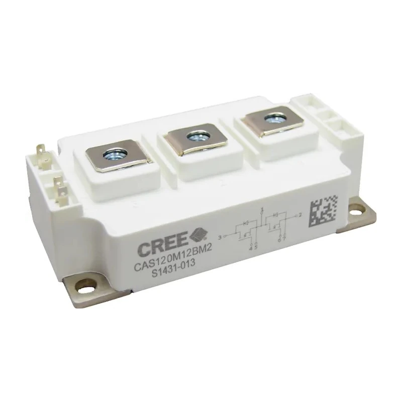 Wolfspeed Power N-Channel MOSFET Module 193 A 1.2 kV Enhancement 7-Pin CAS120M12BM2
