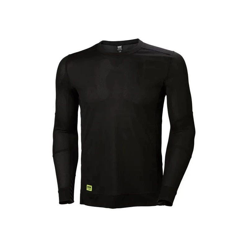 Helly Hansen Long Thermal Shirt Black Polyester Size L 75105_990-L