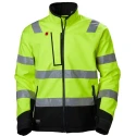 Helly Hansen Alna Yellow Unisex Hi Vis Softshell Jacket Size L 74095_369-L