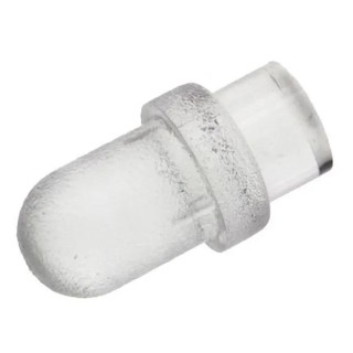 Bivar Panel Mount 1-Way Straight Rigid LED Light Pipe Clear 3 mm PLP1-3MM