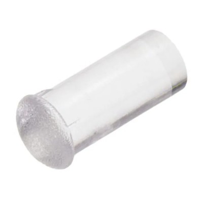 Bivar Panel Mount 1-Way Straight Rigid LED Light Pipe Clear Lens 3 mm Length 8mm PLP2-8MM
