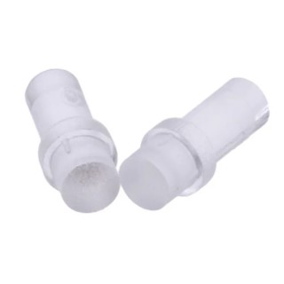 Bivar Panel Mount 1-Way Straight Rigid LED Light Pipe Clear Lens 3 mm PLP1-7MM-F