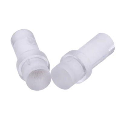Bivar Panel Mount 1-Way Straight Rigid LED Light Pipe Clear Lens 3 mm PLP1-7MM-F