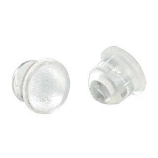 Bivar Panel Mount 1-Way Straight Rigid LED Light Pipe Clear 5 mm Length 10mm PLW5-10MM