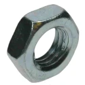 RS PRO Bright Zinc Steel Half Lock Hex Nut M4, Slim Profile, DIN 439 B 201-0850