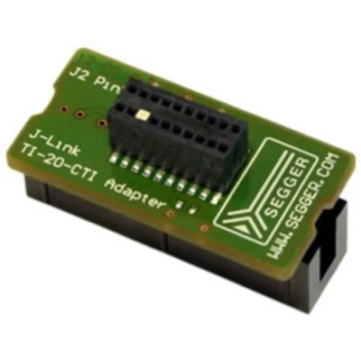 SEGGER Development Kit Adapter for use with TI CTI-20 Connector, J-Link/J-Trace/Flasher 8.06.06 J-Link TI-CTI-20 Adapter