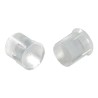 Bivar Panel Mount 1-Way Straight Rigid LED Light Pipe Clear, 2 mm, 5mm Length PLPC2-5MM