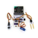 Pi Supply BBC Micro:bit Add-on Micro:bit Tinker Kit including Crystal Battery Box, Breakout Board, OLED Display PIS-1588