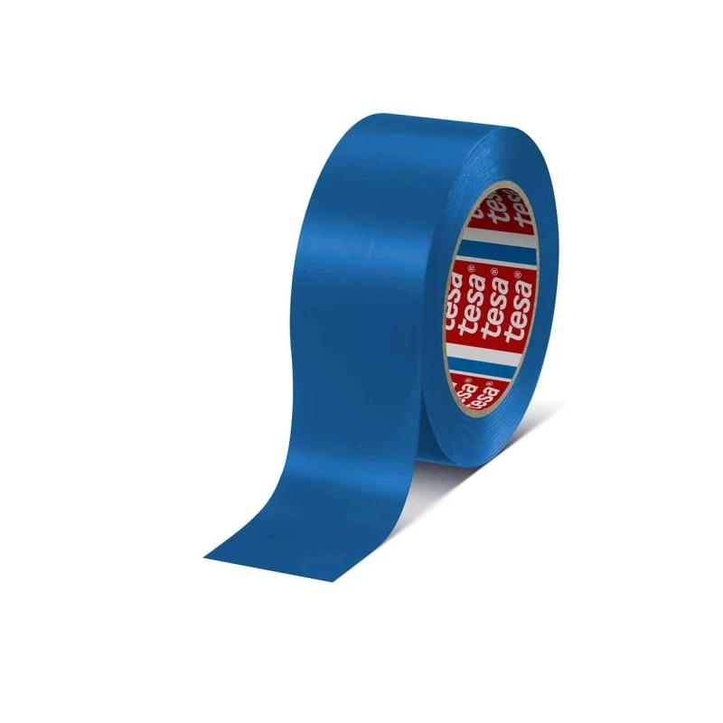 Tesa Blue Self-Adhesive Floor Tape 50 mm Width 33 m Length 0.18 mm Thickness 04169-00057-94