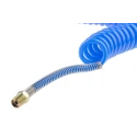 RS PRO 4 m Blue Polyurethane Recoil Hose, 65°C Maximum Operating Temperature, -20°C Minimum Operating Temperature 917-2337