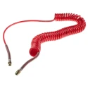 RS PRO 4 m Red Polyurethane Recoil Hose 10 bar Max Operating Pressure -20°C to 65°C 917-2450