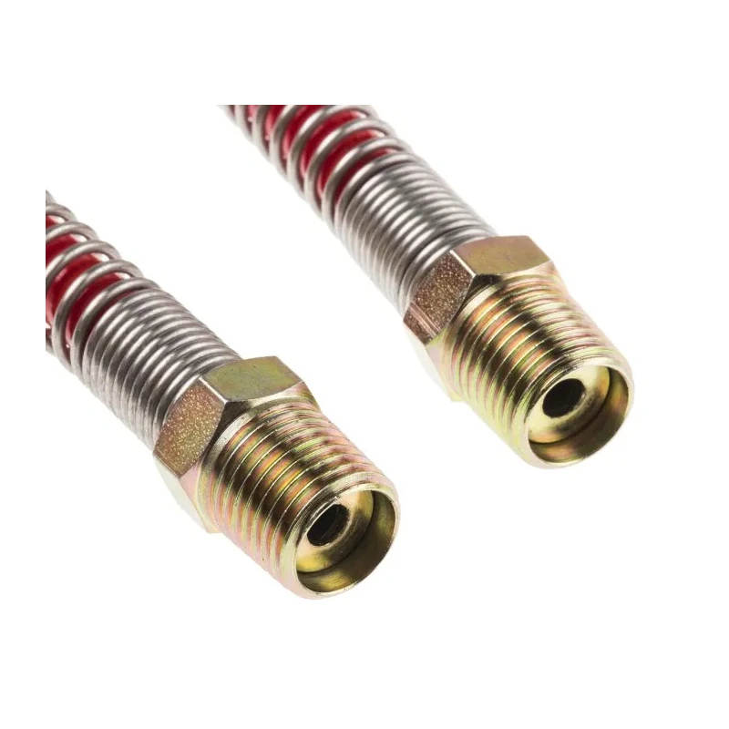 RS PRO 4 m Red Polyurethane Recoil Hose 10 bar Max Operating Pressure -20°C to 65°C 917-2450