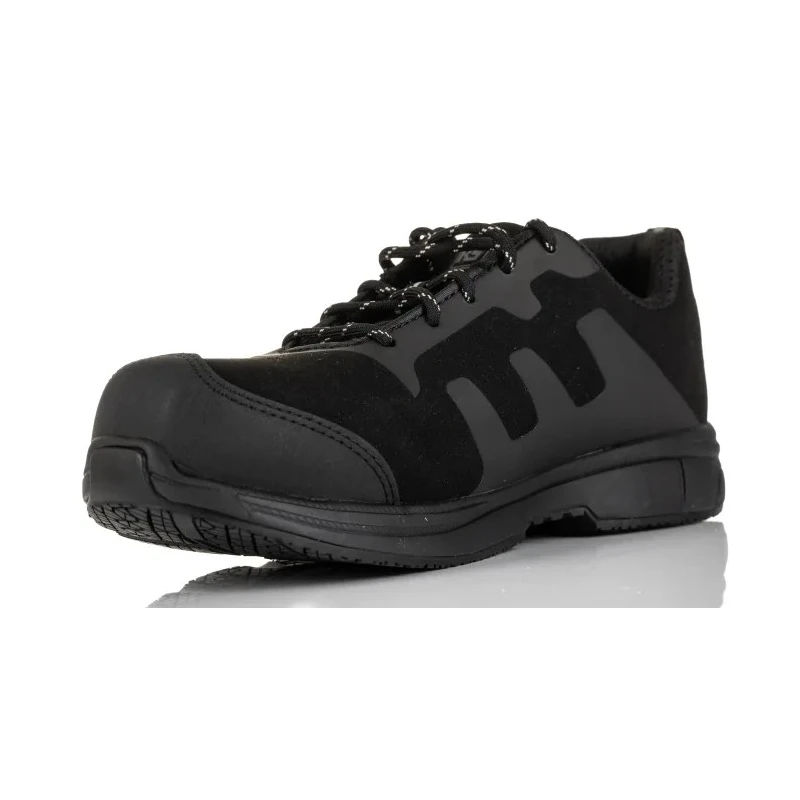 RS PRO Men's Black Fibreglass Safety Trainer, Lace Up, Size UK 8 EU 42, Composite Midsole, Fibreglass Toe Cap RS710/008