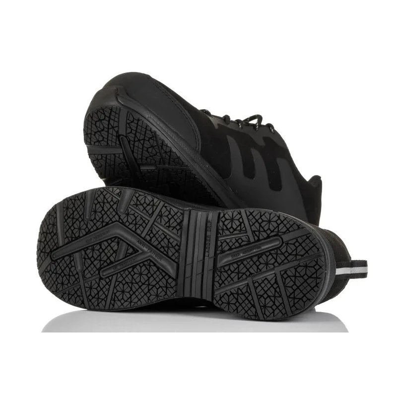 RS PRO Men's Black Fibreglass Safety Trainer, Lace Up, Size UK 8 EU 42, Composite Midsole, Fibreglass Toe Cap RS710/008