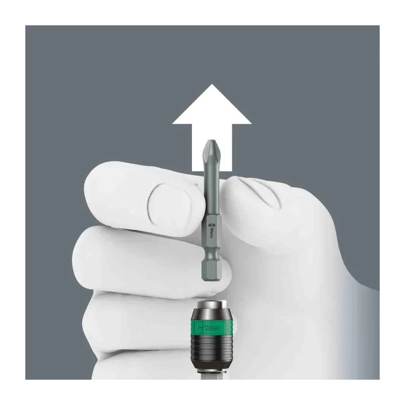 Wera Screwdriver Set, 1/4in Hexagon Drive, 89mm Blade Length, 15-Piece Kraftform Kompakt Series Wera05057470001