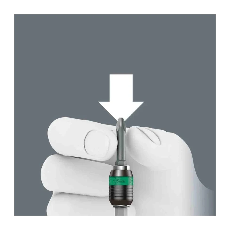 Wera Screwdriver Set, 1/4in Hexagon Drive, 89mm Blade Length, 15-Piece Kraftform Kompakt Series Wera05057470001