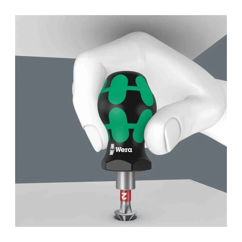 Wera Interchangeable Stubby Screwdriver Set, 19-Piece with 6.35 mm Bit Holder 05057471001