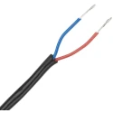 RS PRO Data Cable 2 Pairs 2 Cores 0.5 mm² 100 m Black Sheath Polyvinyl Chloride 201-2209