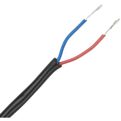 RS PRO Data Cable 2 Pairs 2 Cores 0.5 mm² 100 m Black Sheath Polyvinyl Chloride 201-2209