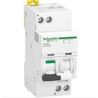 Schneider Electric Residual Current Circuit Breaker with Overload Protection 6A Current Rating 1-Pole 30 mA Trip A9DC3606