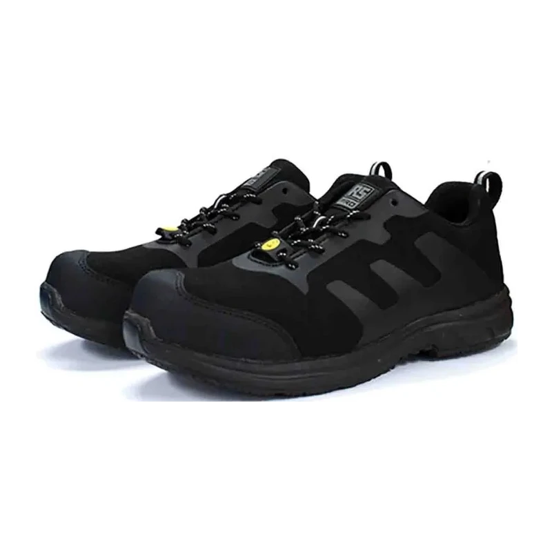 RS PRO Men's Black Fibreglass Safety Trainer UK Size 10 EU 44 Lace Up Composite Midsole RS710/010