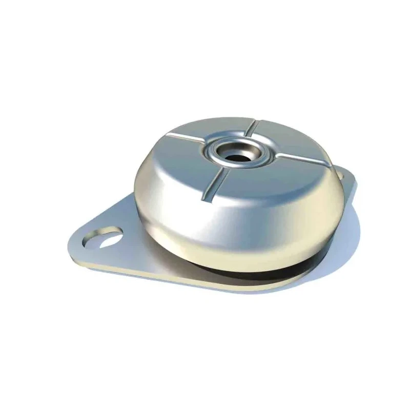 FIBET Round M10 Anti-Vibration Mount Bell Mount with 120 daN Compression, 10mm Bore, 20 mm OD, 36 mm H CFBMS633610M