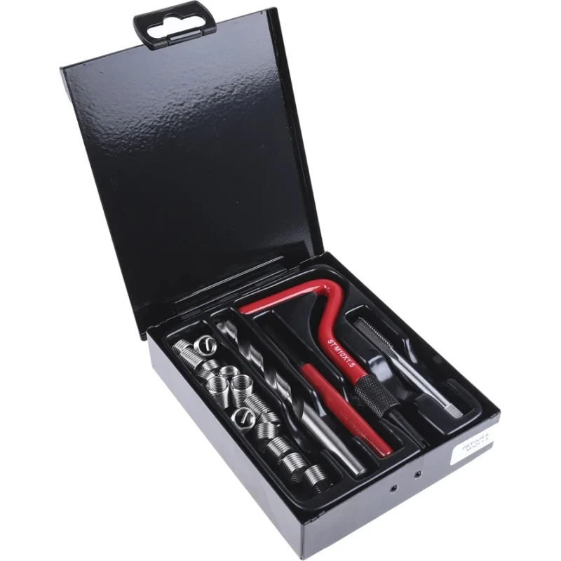 RS PRO 19 Piece Metric Thread Repair Kit M10, Includes HSS Drill, Tap, Mandrel 917-2523