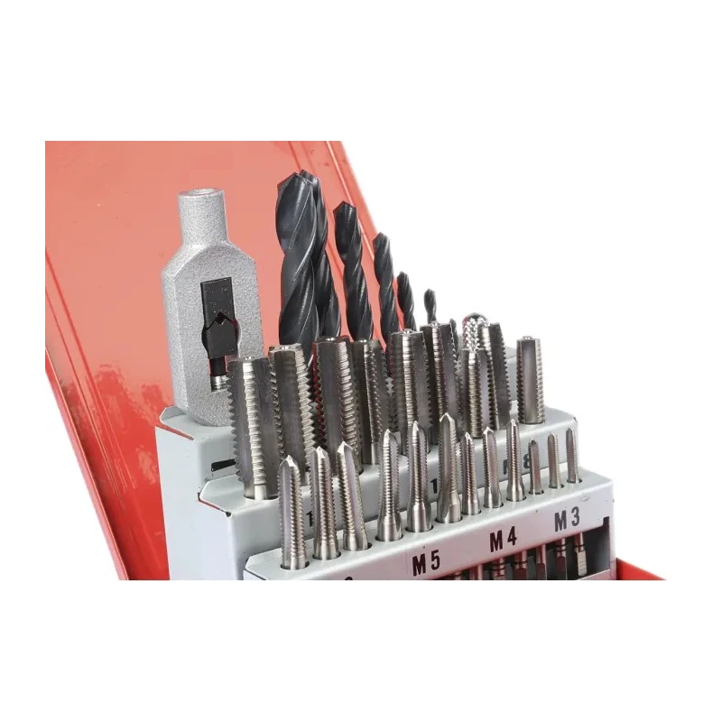 RS PRO 29 Piece HSS Metric Thread Tap and Drill Set M3 x M12 Thread Right Hand 6H Tolerance Class Hand Tap 917-2599