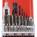 RS PRO 29 Piece HSS Metric Thread Tap and Drill Set M3 x M12 Thread Right Hand 6H Tolerance Class Hand Tap 917-2599