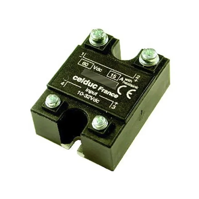 Celduc SCC Series Solid State Relay 5A Load, DIN Rail Mount, 60V DC Load, 32V DC Control SCC20506