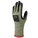 Showa Yellow Elastane Work Gloves Size 7 Nitrile Foam Coating Cut Resistant SHO2570
