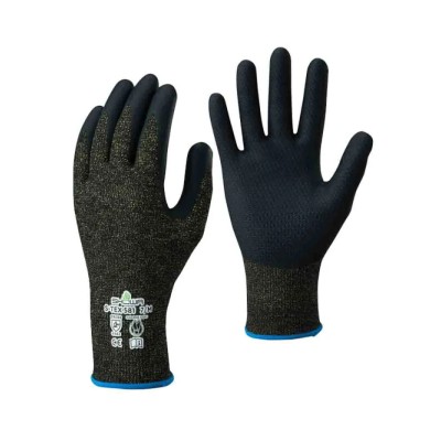 Showa Black Kevlar Nitrile Foam Coated Cut Resistant Work Gloves Size 7 SHOS581