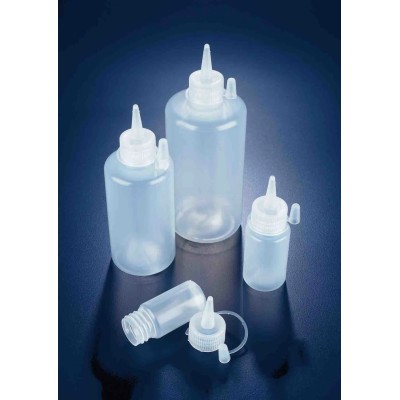 RS PRO 150ml Polyethylene Narrow Neck Wash Bottle, LDPE Plastic, 50mm Diameter, Non-Sterilized 201-2440