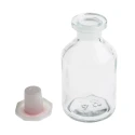 RS PRO Soda-lime Glass Narrow Neck Reagent Bottle 50ml, PE Stopper, Complies with ASTM E438, ISO 47962, US & 201-2444