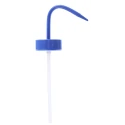RS PRO 500ml Polyethylene Wide Neck Wash Bottle Blue Lid 201-2450