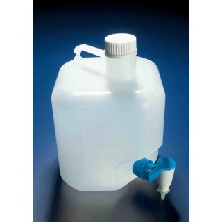 RS PRO 5L Polypropylene Narrow Neck Aspirator Bottle Laboratory Storage Graduated Autoclavable 201-2467
