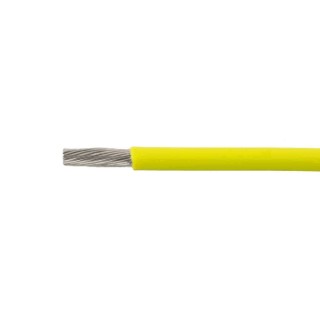 Alpha Wire Ecogen Ecowire Metric Series Yellow Hook Up Wire 20 AWG, 28x0.16 mm² Core Strands, 50 m, 600 V, Flame 67050 YL321