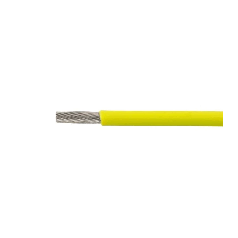 Alpha Wire Ecogen Ecowire Metric Series Yellow Hook Up Wire 20 AWG, 28x0.16 mm² Core Strands, 50 m, 600 V, Flame 67050 YL321