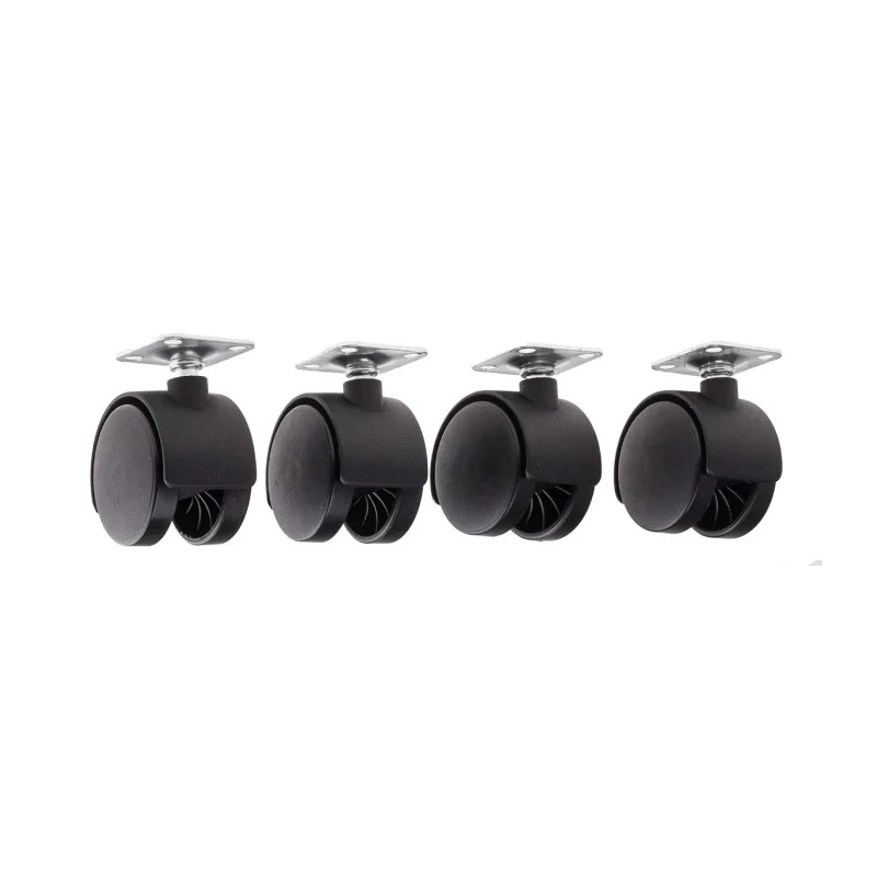 RS PRO Nylon Swivel Castor Wheel 50 kg Load Capacity 50 mm Diameter 63 mm Overall Height Model 201-2926