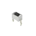 Alps Alpine Black Tactile Switch Button 0.8mm, SPST, 50mA 12V DC, Snap-in SKHLAAA010